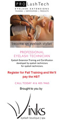 TRAIN TO BE AN EYELASH TECHNICAIN