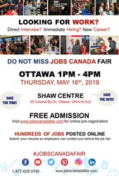 Ottawa Job Fair - May 16th,  2019