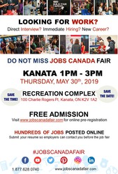 Kanata Job Fair - May 30th,  2019
