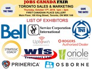 Toronto Sales & Marketing Job Fair - October 17th,  2019