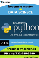 Data science with Python online live training